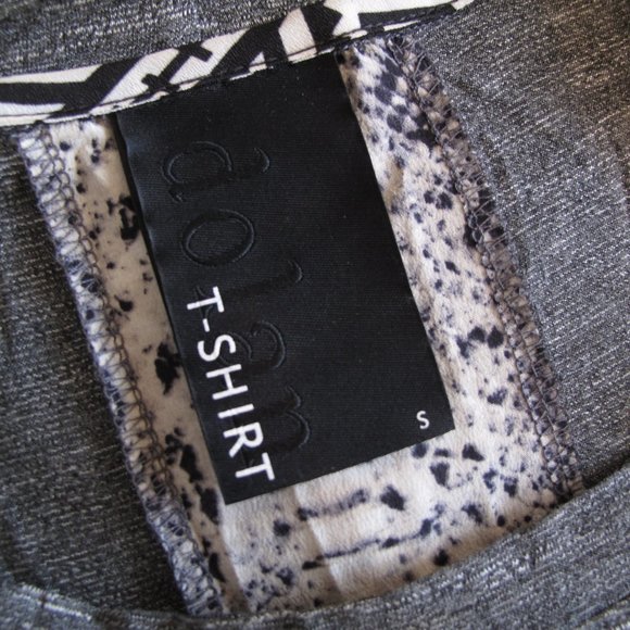 DOLAN T-SHIRT Animal Print Grey Tee - Picture 9 of 10